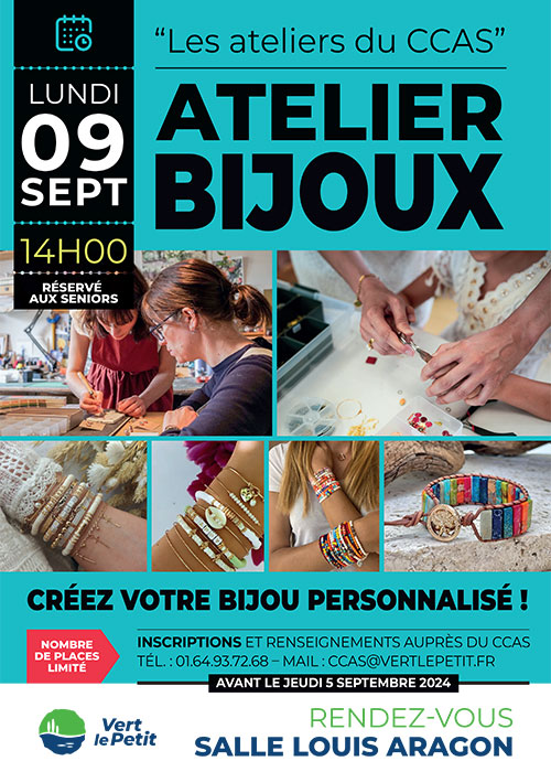 CCAS - Atelier Bijoux - Vert-le-Petit