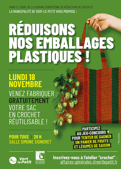 Réduisons nos emballages plastiques - Vert-le-Petit