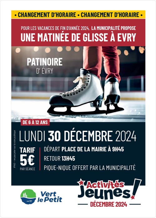 Sortie patinoire - Vert-le-Petit