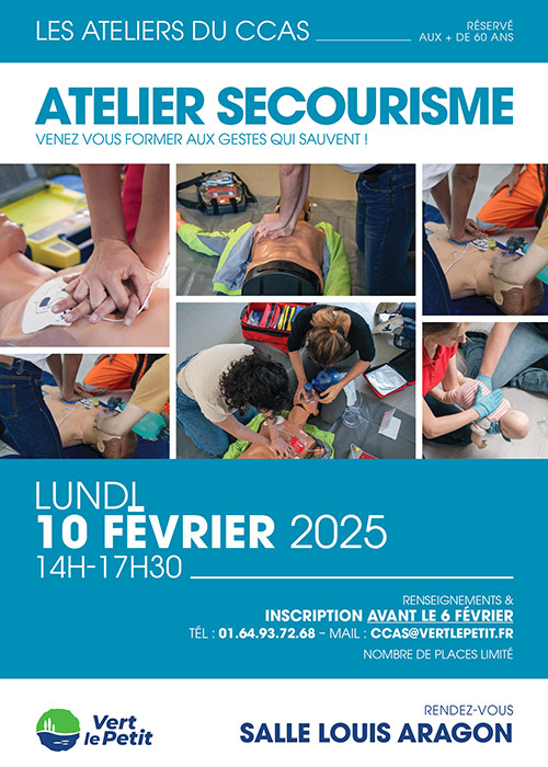 Atelier secourisme - Vert-le-Petit