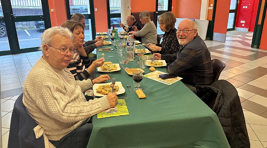 Retour en images sur le repas gourmand de janvier - Vert-le-Petit