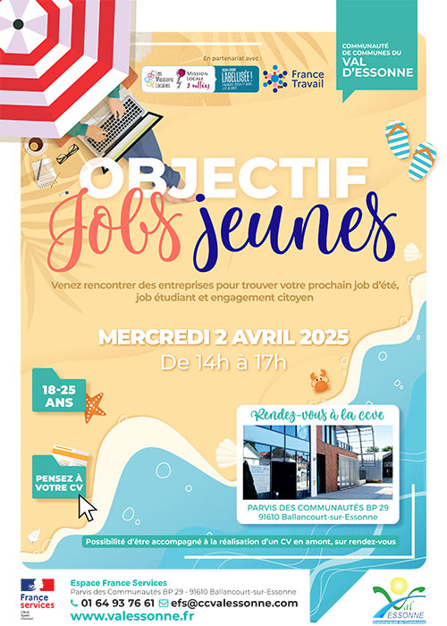 Objectif Jobs Jeunes - Vert-le-Petit