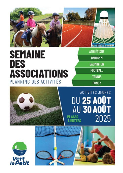 Semaine des associations 2025 - Vert-le-Petit