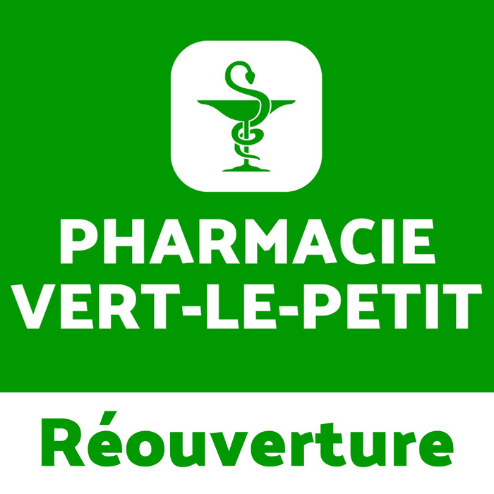 Notre pharmacie va réouvrir - Vert-le-Petit