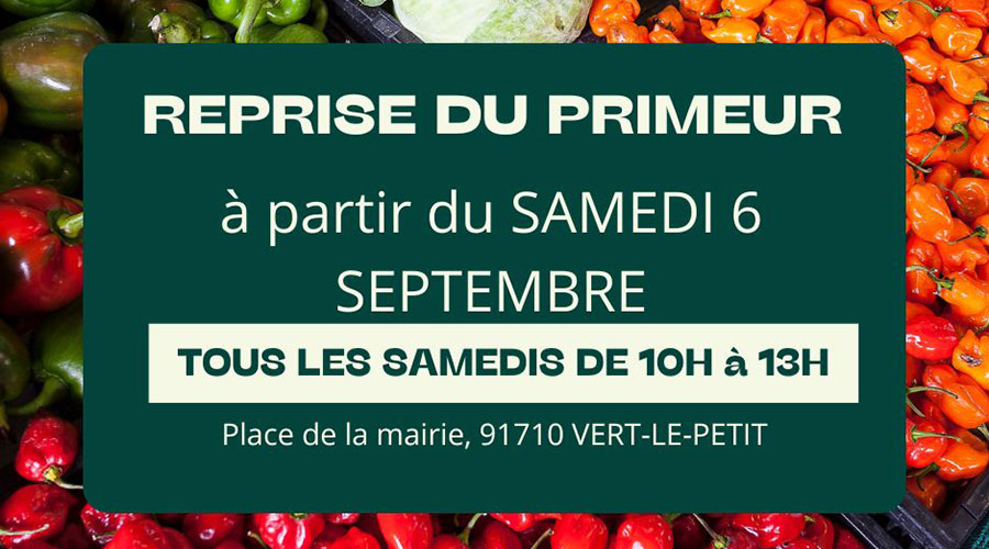 Reprise du primeur - Vert-le-Petit