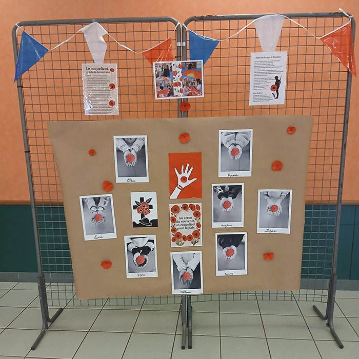 Commémoration du 11 novembre : un Coquelicot pour le souvenir