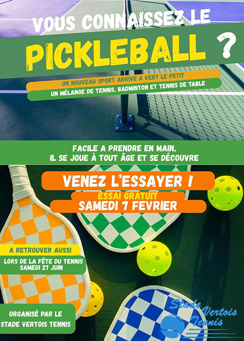 Découverte du Pickleball Découverte du Pickleball