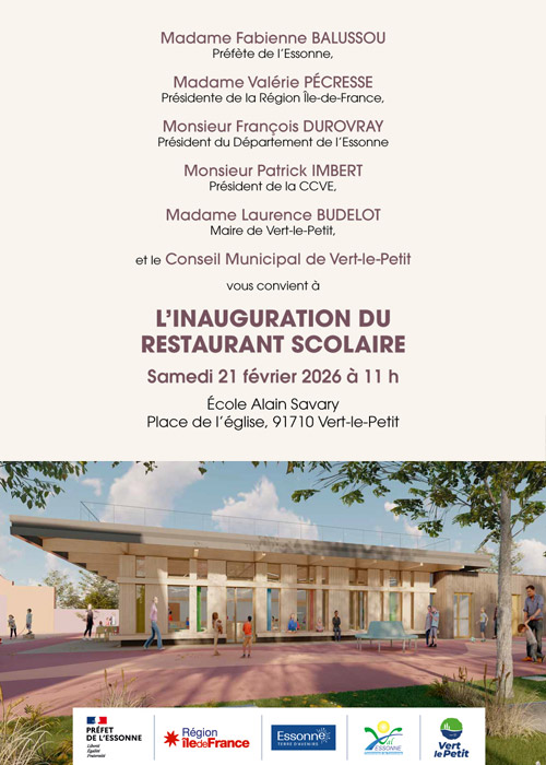 Inauguration – Restaurant scolaire