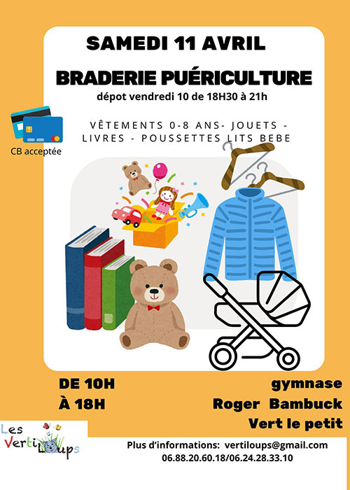 Braderie puériculture Braderie puériculture Vert-le-Petit