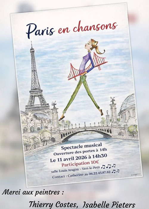 Spectacle musical – Paris en chansons Spectacle musical – Paris en chansons