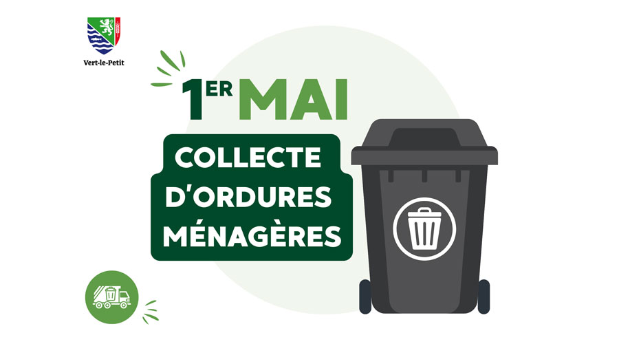 Collecte des ordures ménagères maintenue