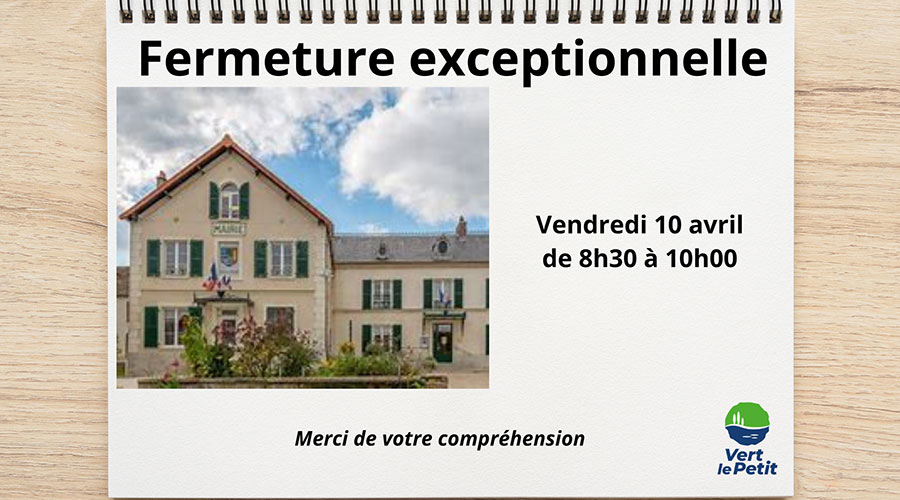 Fermeture mairie