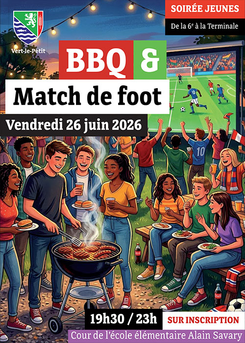 Soirée jeunes – BBQ & Match de foot Soirée jeunes – BBQ & Match de foot