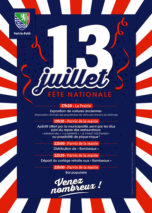 Festivités du 13 juillet Festivités du 13 juillet