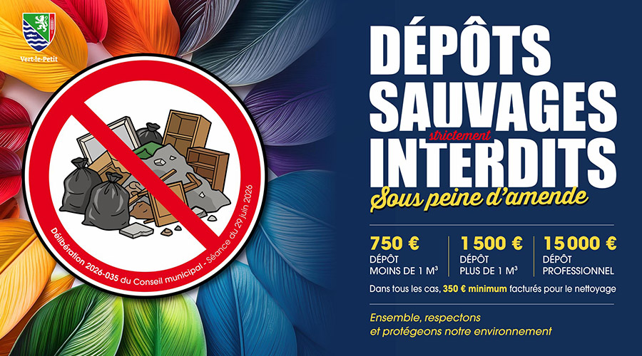 Dépôts sauvages interdits Dépôts sauvages interdits