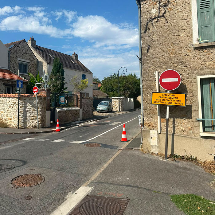 Retour au double sens : les travaux ont commencé