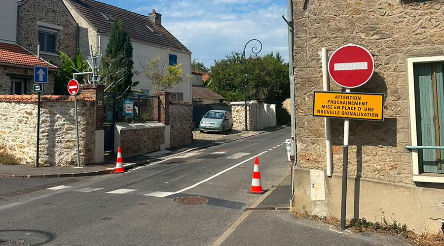 Retour au double sens : les travaux ont commencé Retour au double sens : les travaux ont commencé